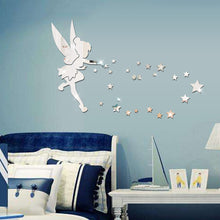 Load image into Gallery viewer, Acrylic mirror wall stickers 3D angels in the human three-dimensional mirror stickers bedroom decoration Decordovia
