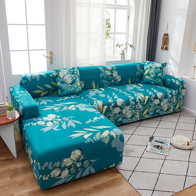 Geometric Pattern L Shaped Elastic Sofa Couch Covers Decordovia