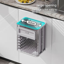 Load image into Gallery viewer, Household Kitchen Folding Trash Can Wall Hanging Punch-free Trash Can Decordovia
