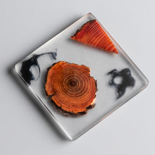 Load image into Gallery viewer, Resin pine coaster insulation teacup coaster Decordovia
