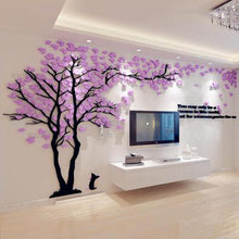 Load image into Gallery viewer, Sofa Tv Background Creative Tree 3D Stereo Acrylic Wall Sticker Decordovia
