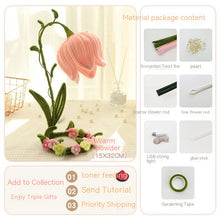 Load image into Gallery viewer, Artificial Lily Night Flower Small Table Lamp Decordovia
