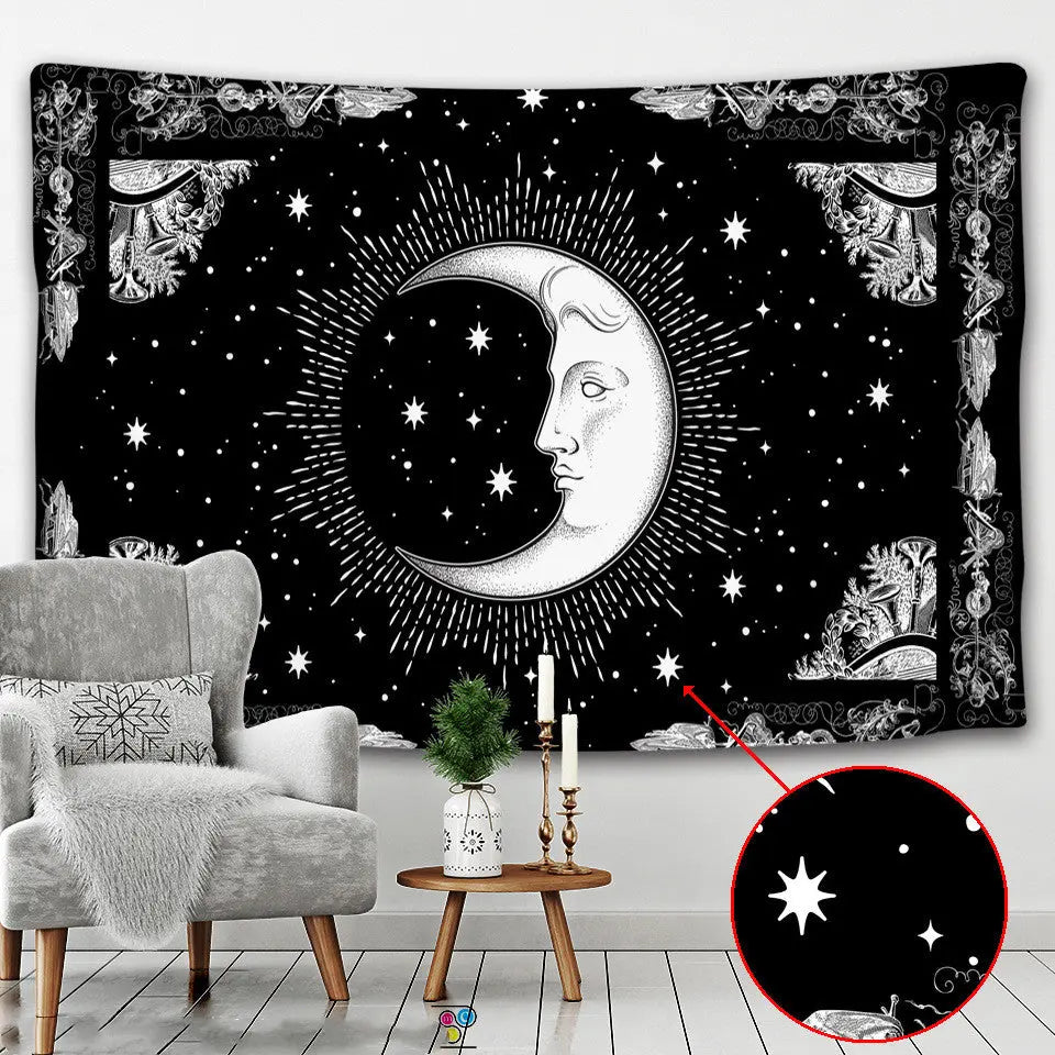 Astrological Wall Art Hanging Backdrop Tapestry Decordovia