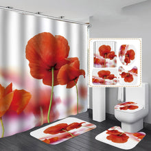 Load image into Gallery viewer, Curtain &amp; Floor Bathroom Shower Set-B Decordovia
