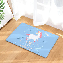Load image into Gallery viewer, Cute Cartoon Unicorn Indoor Non-slip Rubber Mat Decordovia
