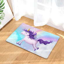 Load image into Gallery viewer, Cute Cartoon Unicorn Indoor Non-slip Rubber Mat Decordovia
