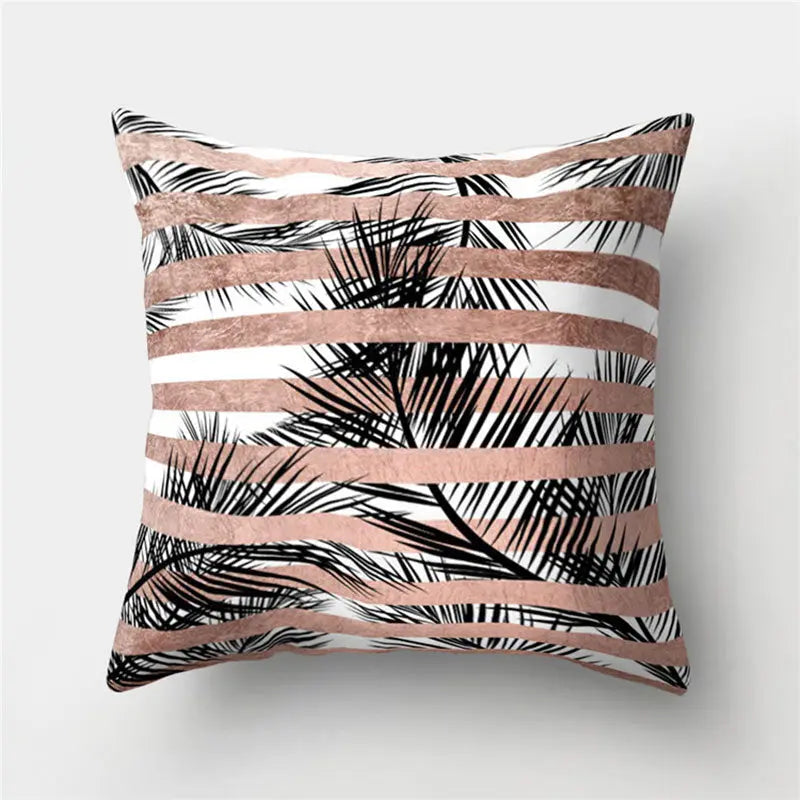 Geometric Throw Pillow Pink Inspired Cover Collection Decordovia