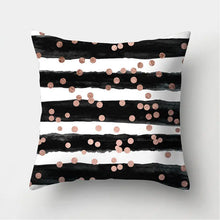 Load image into Gallery viewer, Geometric Throw Pillow Pink Inspired Cover Collection Decordovia
