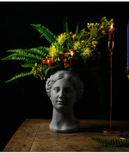Load image into Gallery viewer, Greek Mythology Ceramic Head Flower Vase Decordovia
