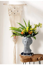 Load image into Gallery viewer, Greek Mythology Ceramic Head Flower Vase Decordovia
