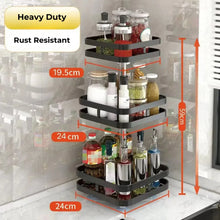 Load image into Gallery viewer, 360 ° Heavy Duty Lazy Susan Rotatable Spice Rack Decordovia
