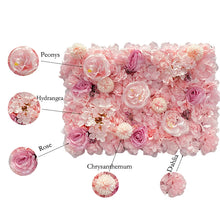 Load image into Gallery viewer, 40X60cm Artificial Rose Flower Wall Backdrop

