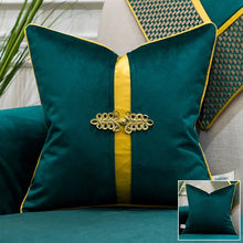 Load image into Gallery viewer, Velvet Art-Deco Luxury Throw Pillow And Covers Decordovia
