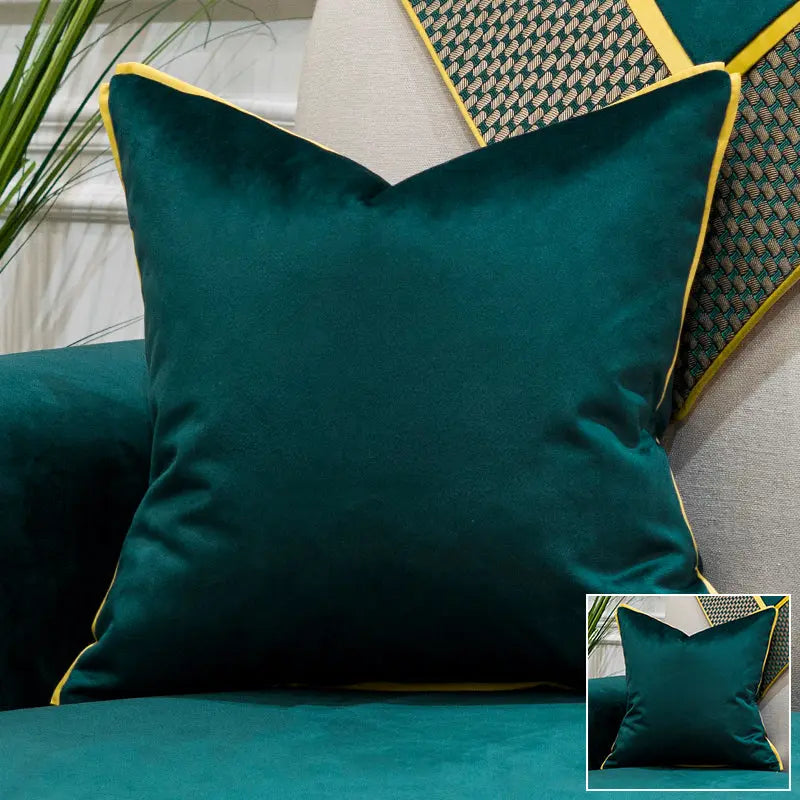 Velvet Art-Deco Luxury Throw Pillow And Covers Decordovia