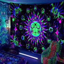 Load image into Gallery viewer, Skull Print Fluorescent Home Decor Tapestry Decordovia
