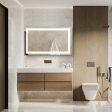 Load image into Gallery viewer, led bathroom mirror Frameless Anti-fog Dimmable Touch LED Bathroom Mirror Decordovia
