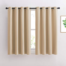 Load image into Gallery viewer, 1Pcs Thermal Insulated Room Darkening Blackout Short Curtain Set_Room Decor Interior Design Accessories Online Store_ Decordovia
