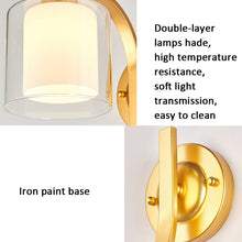 Load image into Gallery viewer, 5W Indoor Corridor Gold LED Wall Room Lamp Scones (Warm_Room Decor Interior Design Accessories Online Store_) Decordovia

