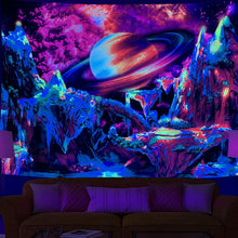 Load image into Gallery viewer, UV Black Light 3D Emitting Neon Hanging Tapesty Decordovia
