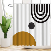 Load image into Gallery viewer, Printed Plastic Abstract Art Mold and Mildew Resistant Shower Curtain Decordovia
