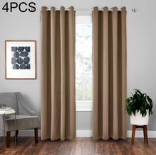 Load image into Gallery viewer, 4pcs Thermal Insulated Grommet Room Darkening Blackout Curtain Set_Room Decor Interior Design Accessories Online Store_ Decordovia

