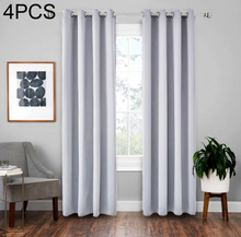 Load image into Gallery viewer, 4pcs Thermal Insulated Grommet Room Darkening Blackout Curtain Set Decordovia
