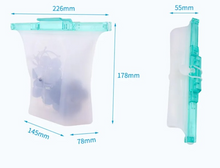 Load image into Gallery viewer, 10-XL Collapsible Silicone Reusable Food Storage Bags Decordovia
