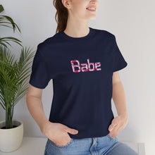 Load image into Gallery viewer, Babe Unisex Personalized Short Sleeve Summer T-Shirt
