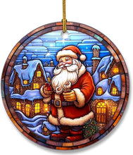 Load image into Gallery viewer, Christmas Stained Glass Window Ornaments Decordovia
