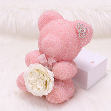 Load image into Gallery viewer, Austin Rose Soap Flower Crystal Diamond Bubble bear Decordovia
