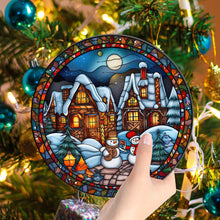 Load image into Gallery viewer, Christmas Stained Glass Window Ornaments Decordovia
