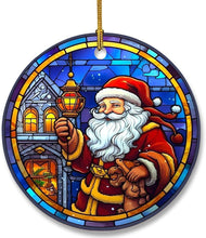 Load image into Gallery viewer, Christmas Stained Glass Window Ornaments Decordovia
