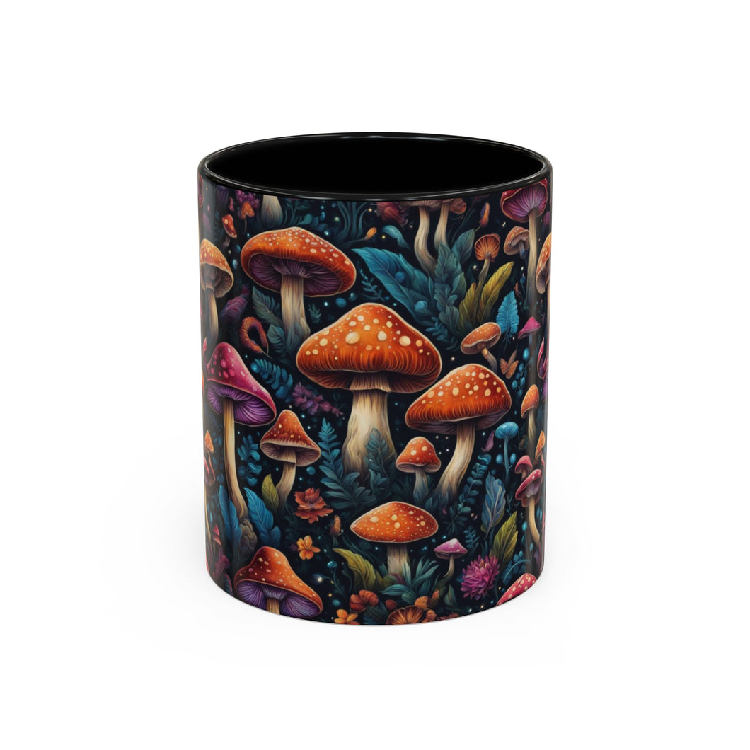 Ceramic Mushroom Novelty Boho Coffee Mug (11 oz)