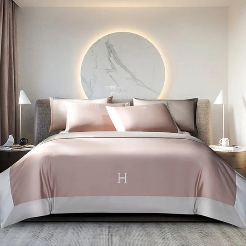 4Pcs Hyeres Luxury 500TC Cotton Duvet Set Decordovia