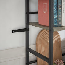 Load image into Gallery viewer, Triple Wide Industrial Retro Wooden Style Bookshelves
