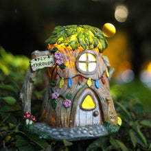 Load image into Gallery viewer, Fairy Rustic House Solar Garden Ornaments
