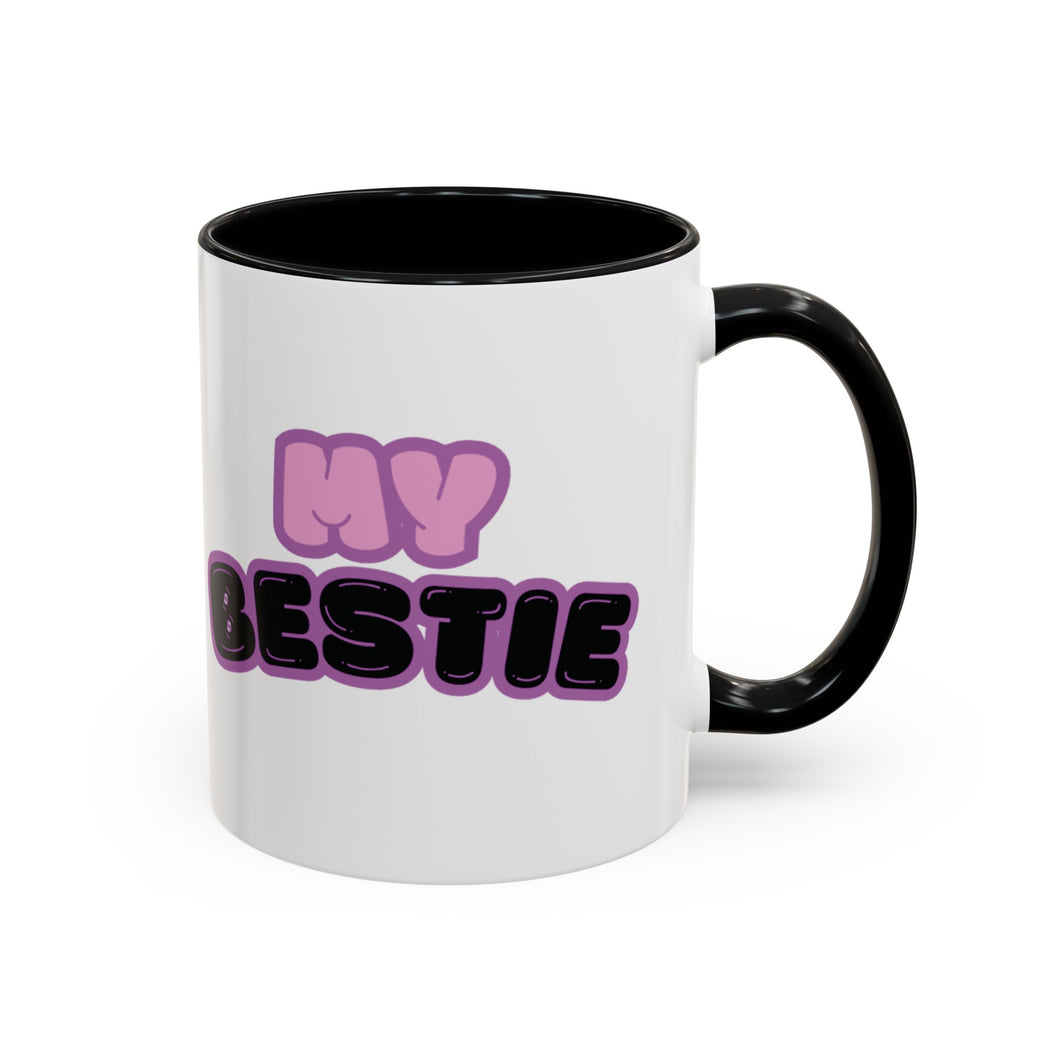 My Bestie Bold Text Ceramic Coffee Mug (11oz)