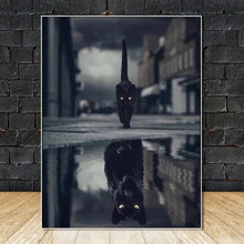 Load image into Gallery viewer, Alley Cat Animal Frameless Wall Art Canvas Prints Decordovia
