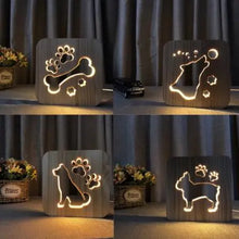 Load image into Gallery viewer, Bedside Creative LED Wooden Children Night Light Decordovia
