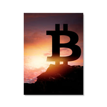 Load image into Gallery viewer, Bitcoin Digital Currency Wall Art Canvas Prints Decordovia
