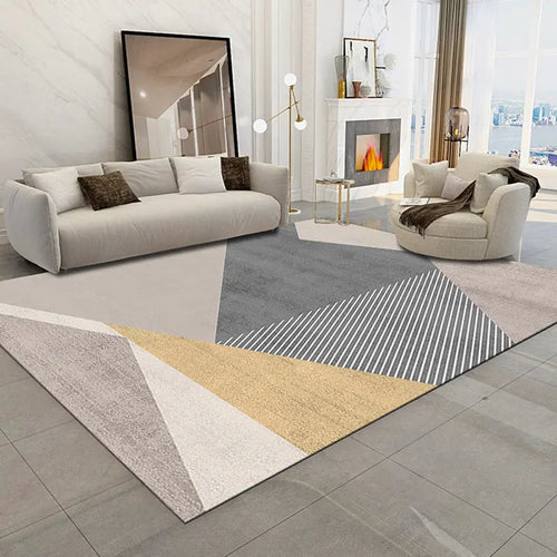 Geometric Printed Area Rug Mat Series A Decordovia