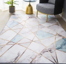 Load image into Gallery viewer, Geometric Printed Area Rug Mat Series C Decordovia
