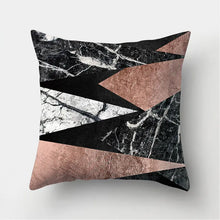 Load image into Gallery viewer, Geometric Throw Pillow Pink Inspired Cover Collection Decordovia
