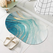 Load image into Gallery viewer, Marble Rounded Diatom Earth Quick Dry Bath Mud Mat Decordovia
