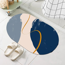 Load image into Gallery viewer, Marble Rounded Diatom Earth Quick Dry Bath Mud Mat Decordovia
