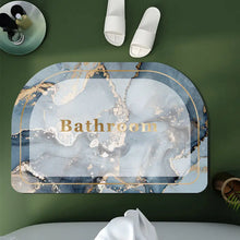 Load image into Gallery viewer, Marble Styled Diatom Earth Quick Dry Bath Mud Mat Decordovia
