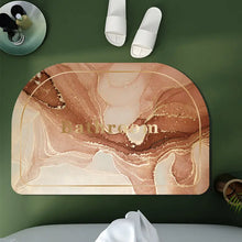 Load image into Gallery viewer, Marble Styled Diatom Earth Quick Dry Bath Mud Mat Decordovia
