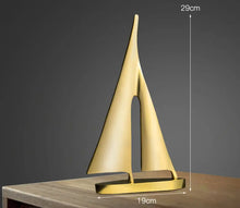 Load image into Gallery viewer, Model Vintage Luxury Sail Boat Decorative Ornament Decordovia
