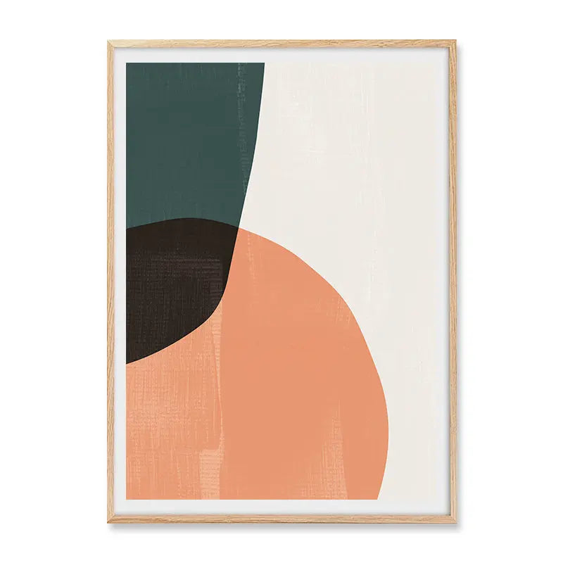 Modern Abstract Framed Wall Art Canvas Print Decordovia