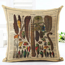 Load image into Gallery viewer, Ocean Explorer Page Decorative Throw Pillow Covers Decordovia
